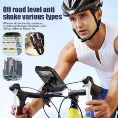 Waterproof Motorcycle Bicycle Phone Holder 360° Rotating Adjustable GPS Stand For iPhone Xiaomi Outdoor Riding Navigation Holder
