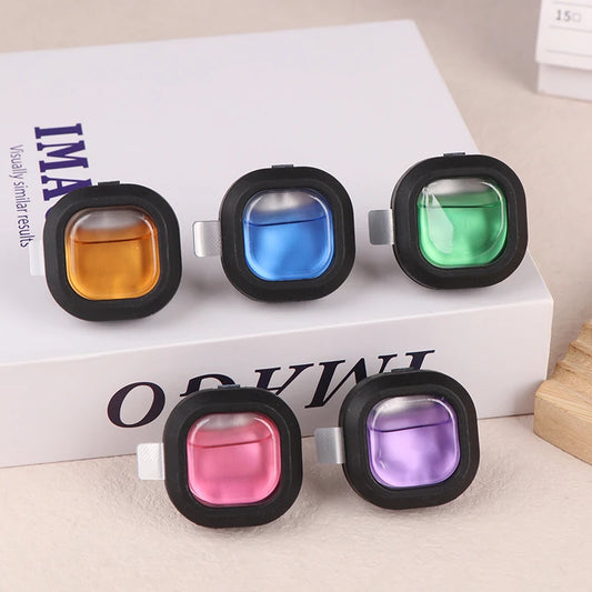 1xCar Fragrance Auto Air Outlet Aromatherapy Clip with Essential Oil Air Freshener Car Interior Odor Removing Fragrance Perfume
