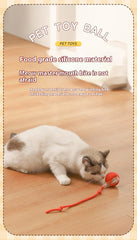 New Interactive Cat Toys Ball Auto Electric Rolling Ball Toys for Cat Kitty Pet Smart Automatic Teaser USB Rechargeable Cat Toy