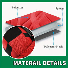 Car Seat Covers Set Polyester Fabric Universal Fits Most Cars Covers Car Seat Protector For Nissan Teana For Renault Kadjar F3