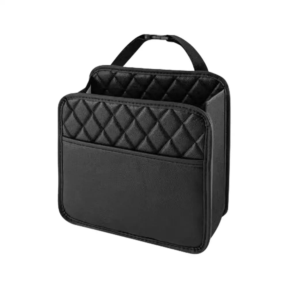 PU Leather Car Seat Organizer Storage Bag for All Vehicle Models Keep Your Ride Neat & Protected with Essential Auto Accessories