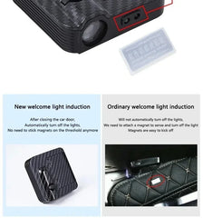 Car Angel Wings Wireless Car Door Welcome Decorative Light Courtesy Shadow Projector Lamp LED HD Logo Light Car Accessories