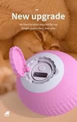 Interactive Cat Toy USB Rechargeable Chirping Flapping Sparrow Duck Bird-Shaped Touch Squeak Plush Toy with Catnip Pet Supply