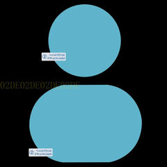 652F Car SUV Rear View Mirror Film Rainproof Anti Fog Anti-Glare Protective Film High-Definition for Clear Window Protec