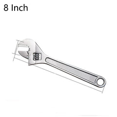 6/8/10/12/15 Inch Adjustable Wrench Large Openin Multifunction Spanner Universal Pipe Repair Tools Workshop Hand Repair Tools