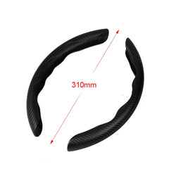 Car Steering Wheel Covers Booster Micro Fiber Leather Auto Interior Decorative Accessories Universal Carbon Fiber Looking