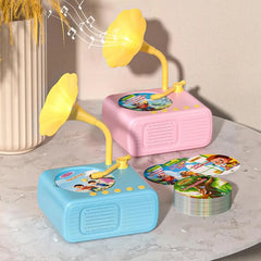 Children's Phonograph Story Music Player Toddler Toys Kids Gramophone with 96 Cards Early Childhood Education Birthday Gift
