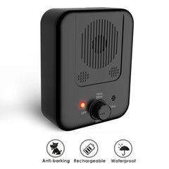 Barkpup Anti Barking Deterrent Device Dog Behavior Training Rechargeable Tool 10m Control Range LED Indicate Indoor/Outdoor Use
