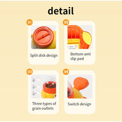 Dog Puzzle Feeder Pet Automatic Feeding Machine Yellow Duck Interactive Food Snack Feeder for Dog Training Mental Enrichment