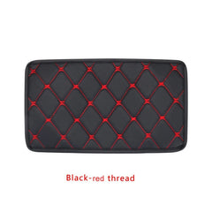 Universal Car Leather Armrest Mat Auto Armrests Storage Box Mats Dust-proof Cushion Cover Armrest Protector Waterproof Interior