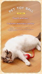New Interactive Cat Toys Ball Auto Electric Rolling Ball Toys for Cat Kitty Pet Smart Automatic Teaser USB Rechargeable Cat Toy