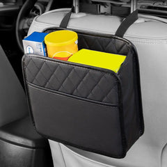 PU Leather Car Seat Organizer Storage Bag for All Vehicle Models Keep Your Ride Neat & Protected with Essential Auto Accessories