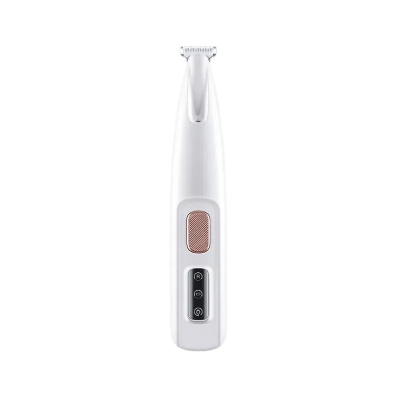 New Dog Paw Trimmer with LED Light Fully Waterproof Pet Hair Trimmer with LED Display Dog Clippers for Grooming 18mm Widen Blade