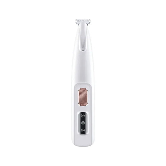 New Dog Paw Trimmer with LED Light Fully Waterproof Pet Hair Trimmer with LED Display Dog Clippers for Grooming 18mm Widen Blade