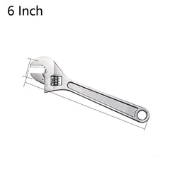 6/8/10/12/15 Inch Adjustable Wrench Large Openin Multifunction Spanner Universal Pipe Repair Tools Workshop Hand Repair Tools