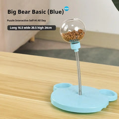 Snack Ball Dog Toy Interactive Treat Dispenser Ball Leaky Ball Pet Feeding Toy Cat and Small Dog Chase and Exercise Feeder
