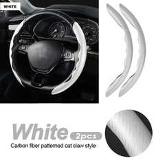 Car Steering Wheel Covers Booster Micro Fiber Leather Auto Interior Decorative Accessories Universal Carbon Fiber Looking