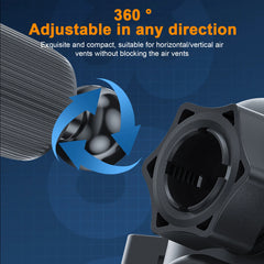 Car Mount Phone Holder Wireless Charger Fast Charging Air Vent Car Charging Holder One-touch Clamping Charger Mount