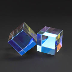 Science Cube Optical Prism Photography Hexahedral 1pcs15x15x15mm Home Decor Prism Glass Cube Topografia