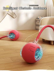 New Interactive Cat Toys Ball Auto Electric Rolling Ball Toys for Cat Kitty Pet Smart Automatic Teaser USB Rechargeable Cat Toy