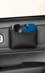 Universal Car Organizer Mesh Storage Bag Net Pocket Phone Holder Net Auto Seat Side Interior Back Sundries Pocket Holder Leather