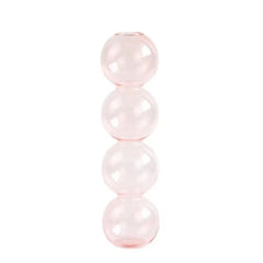 Romantic Glass Vase Modern Creative Hydroponic Flower Pot Funny Simple Spherical Flower Vase Dining Room