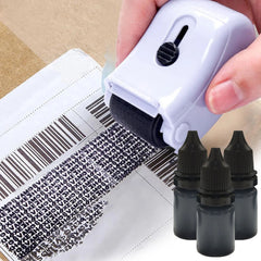 30ml Black Ink Refills Information Eliminators Privacy Theft Protect ID Security Stamp Messy Code Confidential Seal Supplies