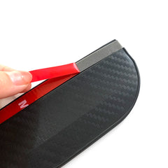 1set Car Carbon Fiber Rain Eyebrow Rearview Mirror Visor Shade Rain Cover Rear View Mirror Rainy Shield Guard Auto Accessories
