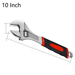 6/8/10/12/15 Inch Adjustable Wrench Large Openin Multifunction Spanner Universal Pipe Repair Tools Workshop Hand Repair Tools