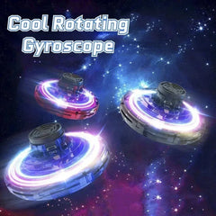 Flying Helicopter Spinner Fingertip Upgrade Flight Gyro Flyorb Hover Ball Mini Drone Aircraft Toy LED UFO Type Toy Kid Gift