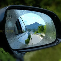 652F Car SUV Rear View Mirror Film Rainproof Anti Fog Anti-Glare Protective Film High-Definition for Clear Window Protec