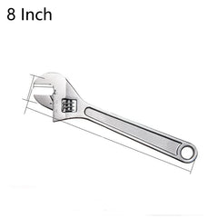 6/8/10/12/15 Inch Adjustable Wrench Large Openin Multifunction Spanner Universal Pipe Repair Tools Workshop Hand Repair Tools