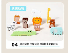Kids Montessori Math Toys for Toddlers Educational Wooden Puzzle Fishing Toys Count Number Shape Matching Sorter Games Board Toy