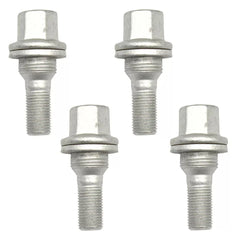 4Pcs Wheel Nuts Bolts Fit For Citroen Peugeot 206 207 208 308 407 3008 17mm HEX Wheel Lug Bolts