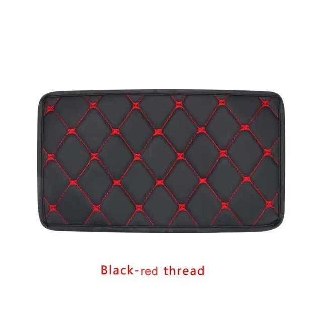 Universal Car Leather Armrest Mat Auto Armrests Storage Box Mats Dust-proof Cushion Cover Armrest Protector Waterproof Interior