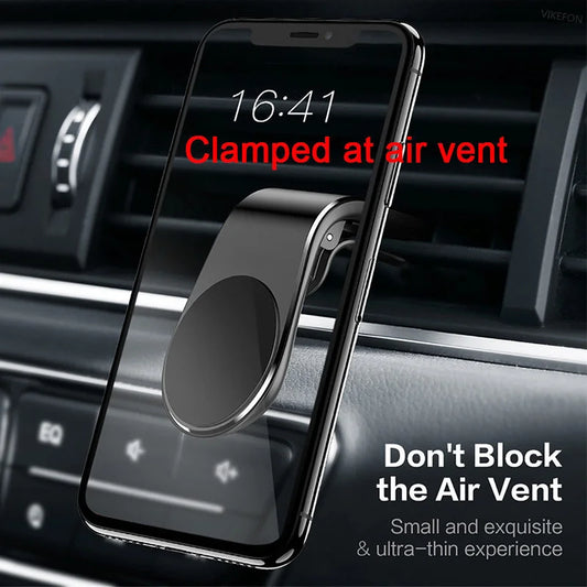 Magnetic Car Phone Holder Stand Air Vent Clip Car Mobile Mount Bracket Cellphone GPS Support in Car For iPhone Xiaomi Samsung LG