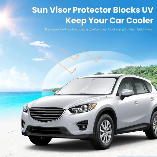 Car Window Sunshade Cover Foldable Auto UV Sun Shade Protection Windshield Visor Protector Windscreen Car Accessories