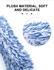 Car Wheel Tire Rim Cleaning Brush Portable Plush Car Wheel Hub Brush Washing Tool Car Detailing Care Dust Removal Brush