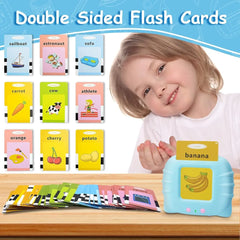 Flash Cards for Kids Early Education Learning Toys Talking Flashcards Preschool English Electronic Audio Book Machine Gift