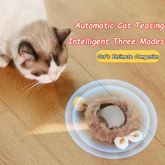 New Interactive Cat Toys Ball Auto Electric Rolling Ball Toys for Cat Kitty Pet Smart Automatic Teaser USB Rechargeable Cat Toy