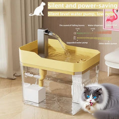 1.5L Cat Water Fountain Auto Filter USB Pet Drinker Compact Water Dispenser Live Circulation System for Cats and Small Pets