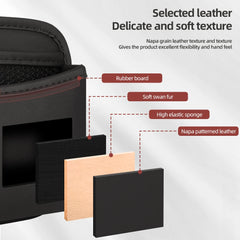Universal Car Organizer Mesh Storage Bag Net Pocket Phone Holder Net Auto Seat Side Interior Back Sundries Pocket Holder Leather