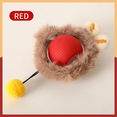 New Interactive Cat Toys Ball Auto Electric Rolling Ball Toys for Cat Kitty Pet Smart Automatic Teaser USB Rechargeable Cat Toy