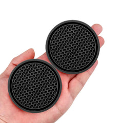 Silicone Car Coasters 2pcs Anti-noise Car Cup Coaster Holder Accessories Water Cup Car Interior Car Non-slip Waterproof D3Y5