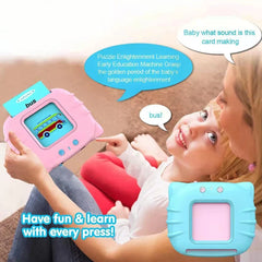 Flash Cards for Kids Early Education Learning Toys Talking Flashcards Preschool English Electronic Audio Book Machine Gift
