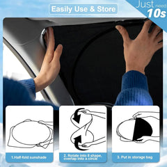 Car Window Sunshade Cover Foldable Auto UV Sun Shade Protection Windshield Visor Protector Windscreen Car Accessories