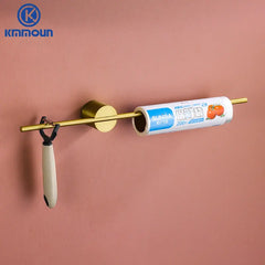 Movable Towel Bar Towel Hanger Bath Towel Holder Wall Towel Bar Space Aluminum Bathroom Shelf Kitchen Storage Rack 40/50cm