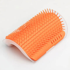 Cat Self Groomer Brush Wall Corner Soft Grooming Scratcher and Brush for Short Long Fur Cats Softer Massage Toy pet products