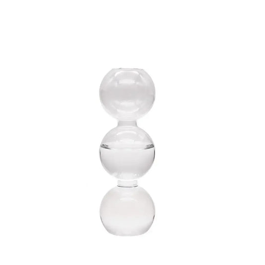 Romantic Glass Vase Modern Creative Hydroponic Flower Pot Funny Simple Spherical Flower Vase Dining Room