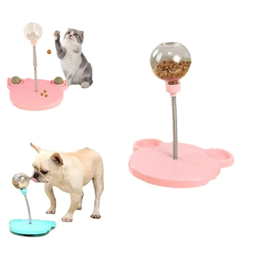 Snack Ball Dog Toy Interactive Treat Dispenser Ball Leaky Ball Pet Feeding Toy Cat and Small Dog Chase and Exercise Feeder